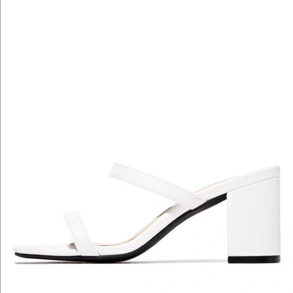 Double strap chunky heel - Picture 3 of 4